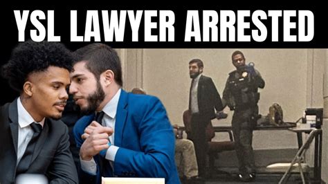 ysl lawyer|ysl lawyer arrested.